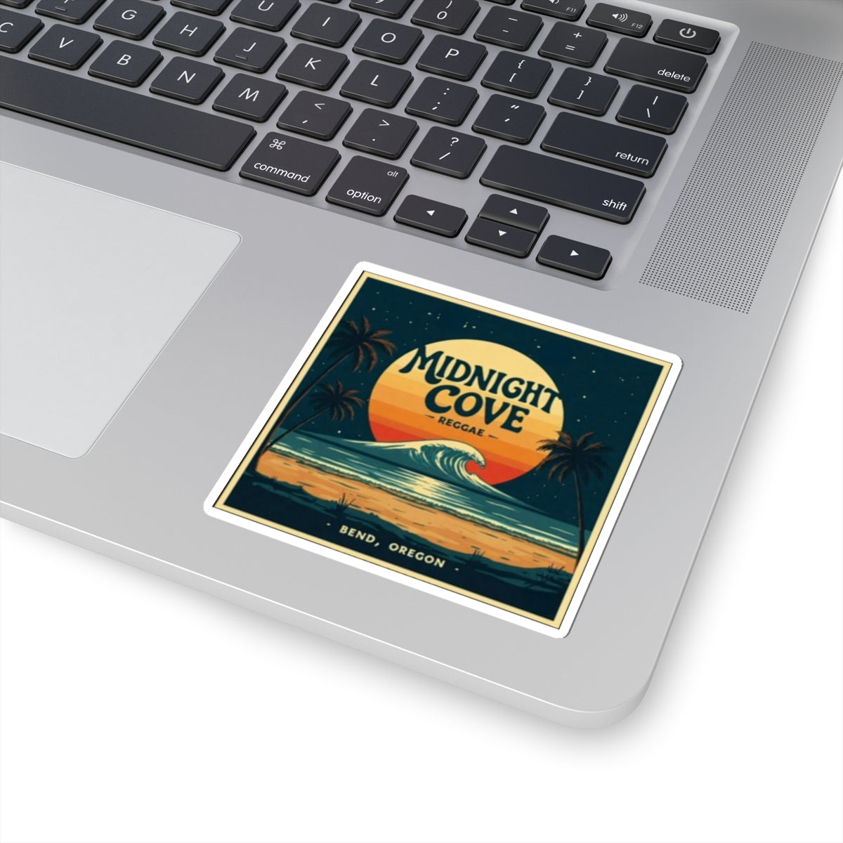 Chic Reggae Kiss-Cut Stickers for Music Lovers, Laptop Decor, Beach Vibes, Gift for Friends, Travel Mementos